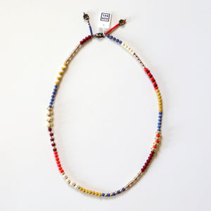 Beaded Necklace 18" (Stripe)