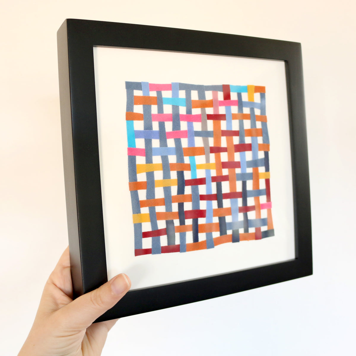 Textile Art Collage, Woven No. 2 (Remnant) Ashdel