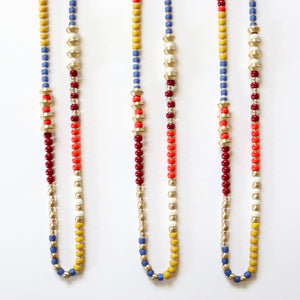 Beaded Necklace 18" (Stripe)