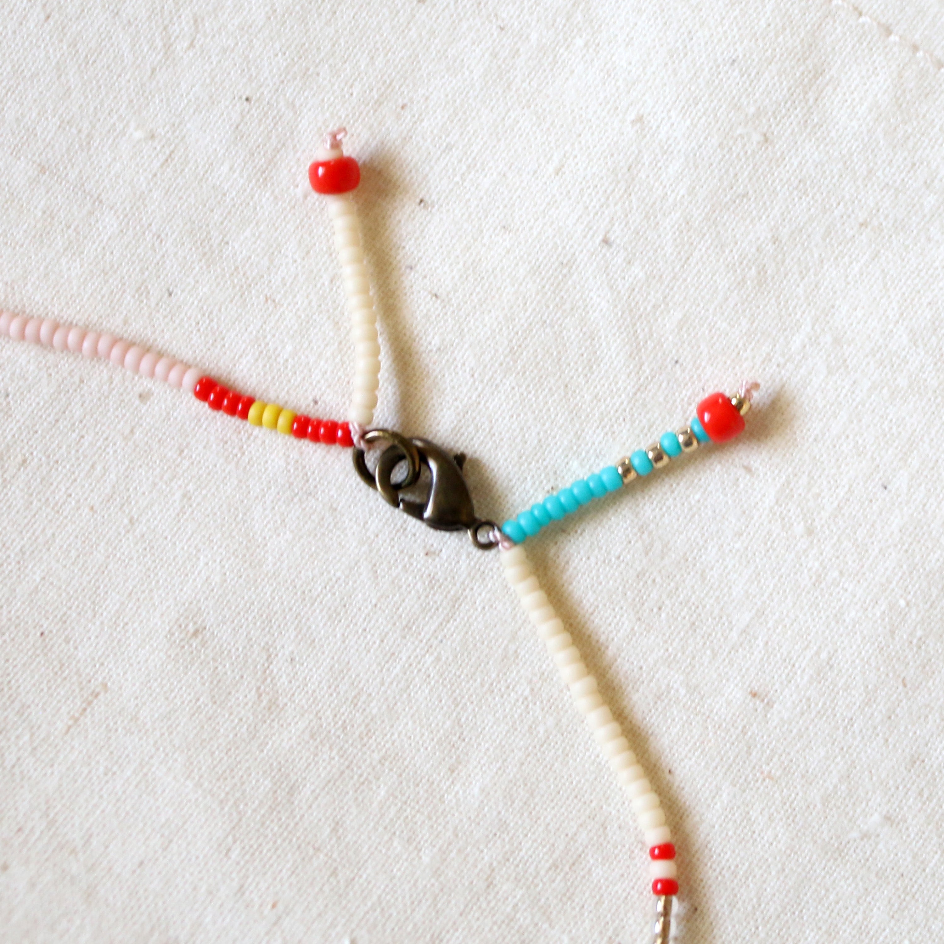 Choker Necklace (Neon Pink Mix)