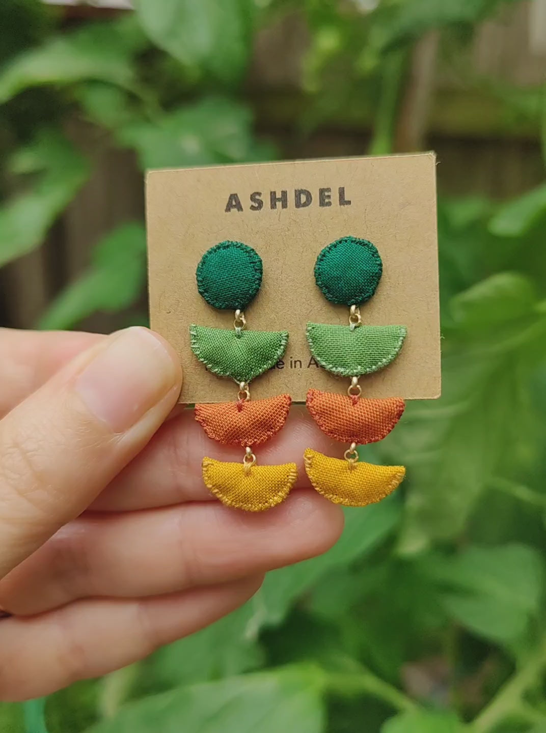 Mobile Drop Studs (Green)