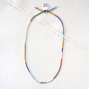Beaded Necklace 18" (Primaries)